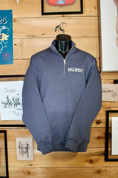 Branded Quarter Zip Hoodie
