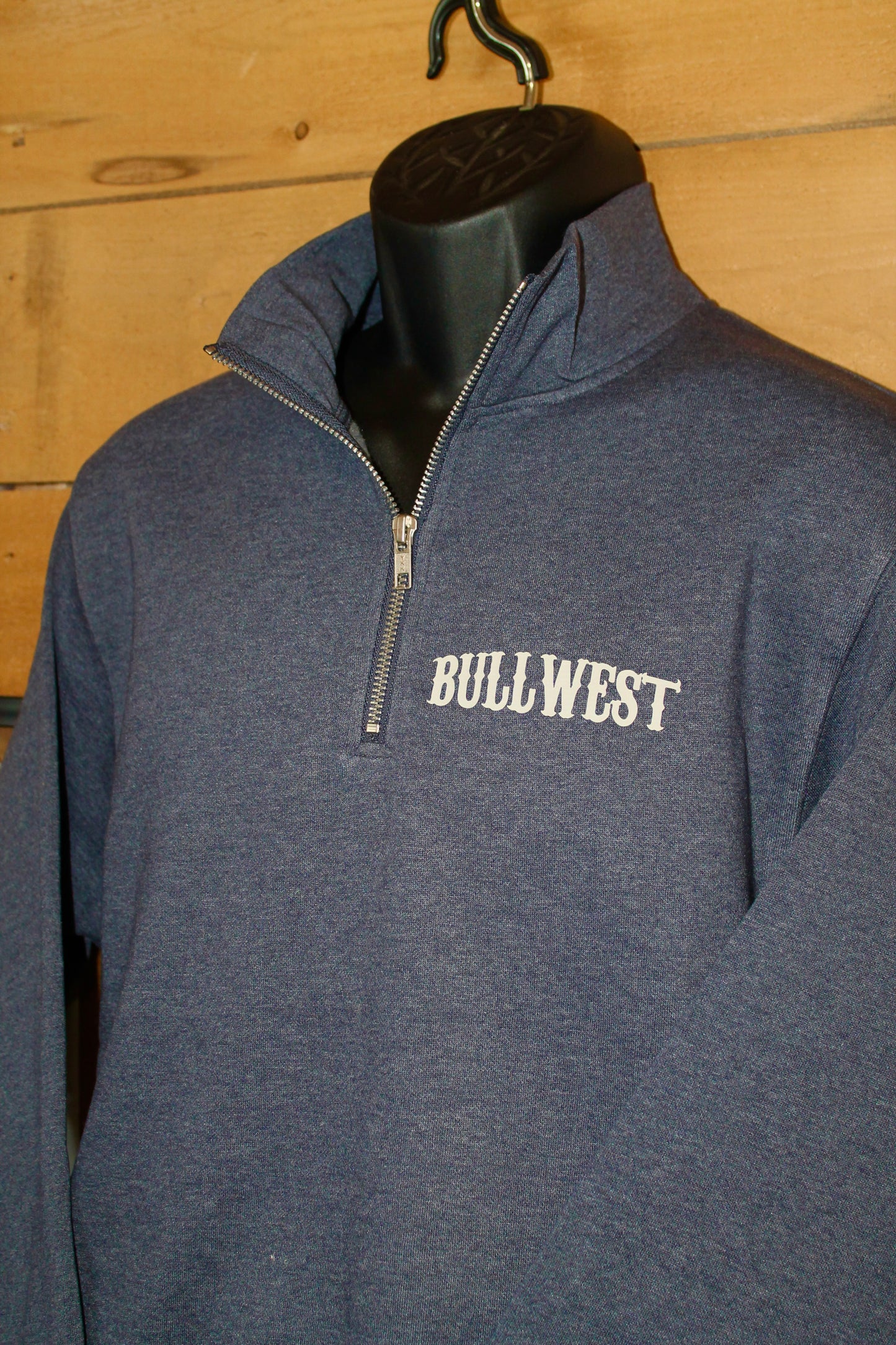Branded Quarter Zip Hoodie