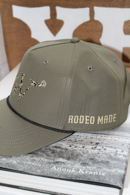 Tooled Leather Trucker Hat