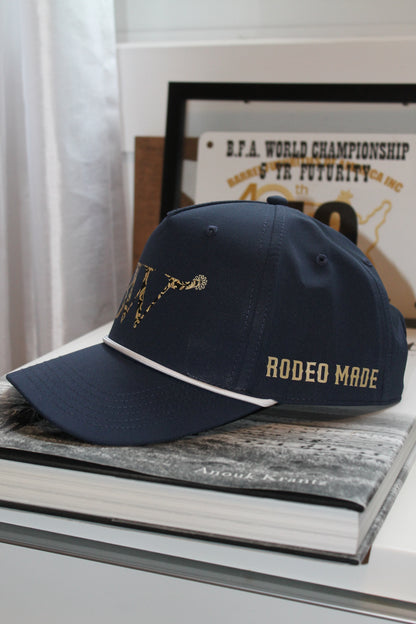 Tooled Leather Trucker Hat
