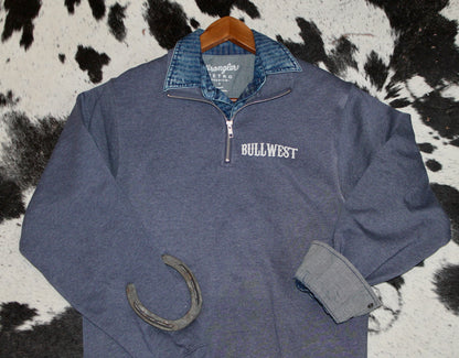 Branded Quarter Zip Hoodie